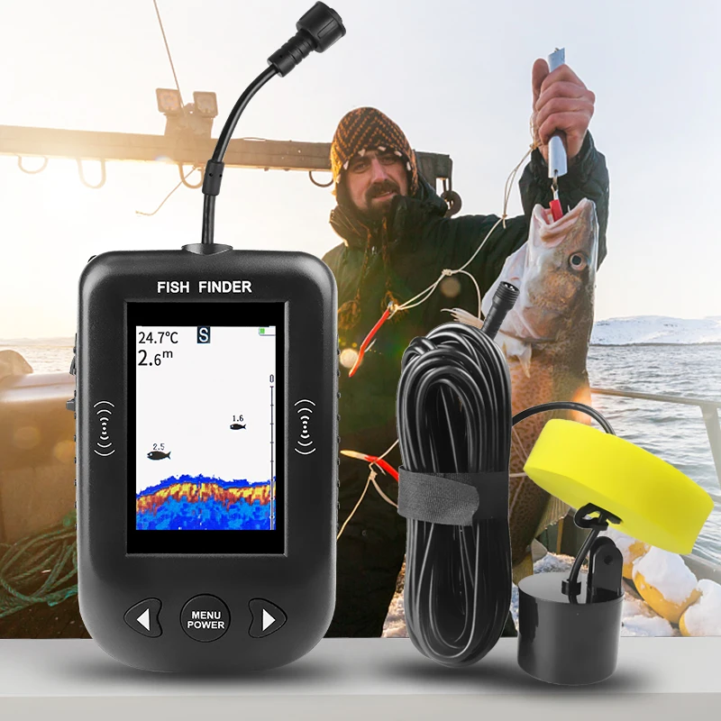 Fish Finder Portable - Эхолот Erchang XF03 для рыбалки, 45