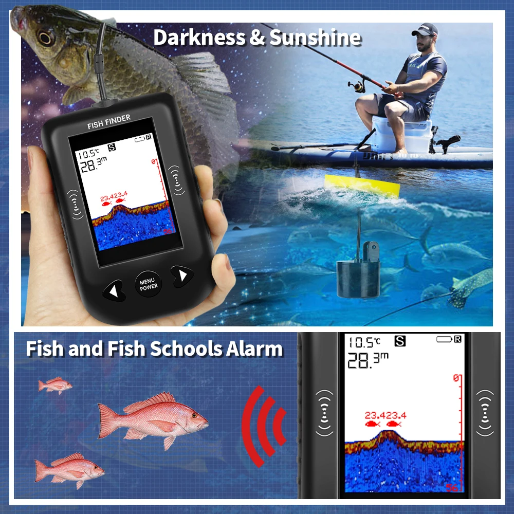 Эхолот Erchang XF03 для рыбалк – обзор и цена Fish Finder Portable