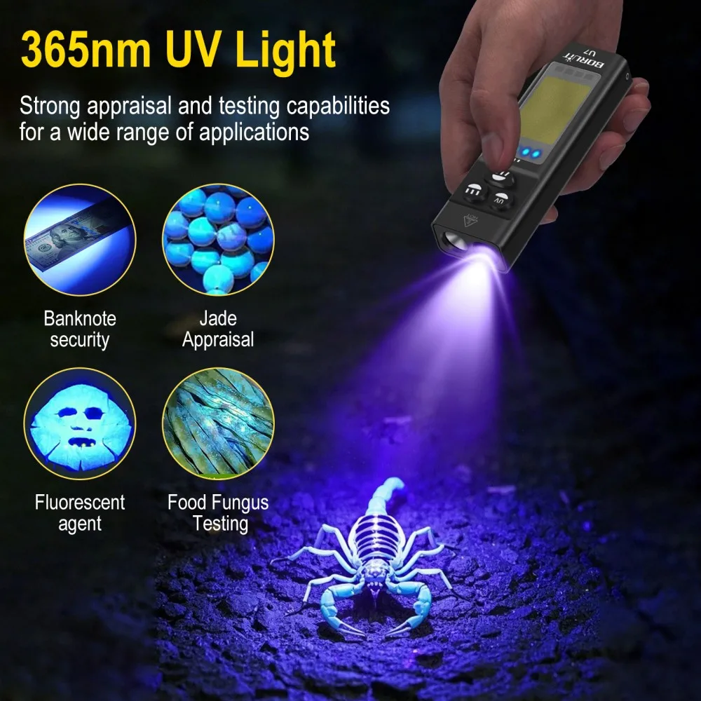 BORUiT U7 УФ-светодиодный фона – обзор и цена Fishing Light